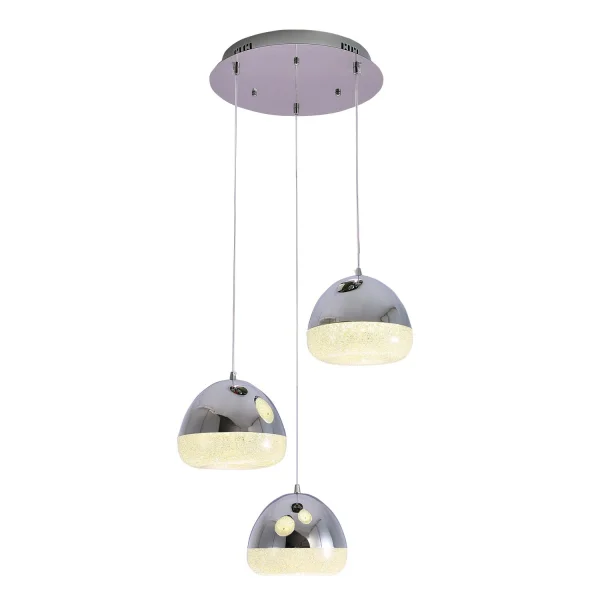 LAMPADA A SOFFITTO STACY 45W 4000K BASE CIRCOLARE CROMATA